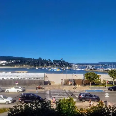 Apartamento En Primera Linea De Playa En Portonovo, Sanxenxo Apartmán *